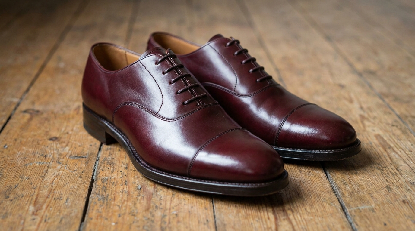 Burgundy Oxford Shoes